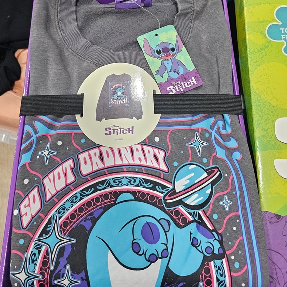 Disney Charcoal Stitch Sweatshirt - Picture 2 of 5